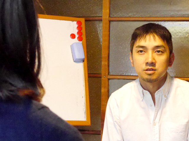 しのぶかつのりのカウンセリング風景